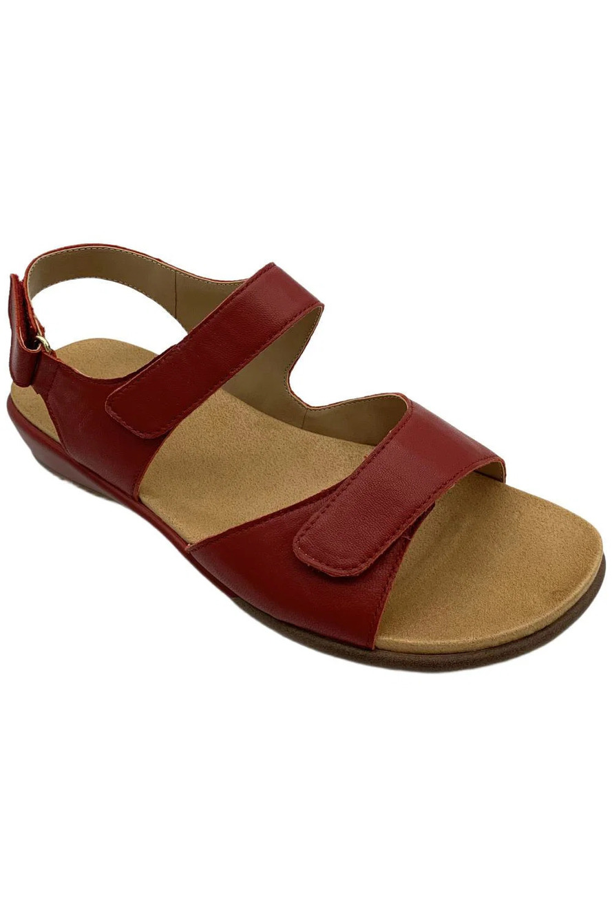 Easy Spirit Women's Hartwell Slingback Strappy Sandals Red - Wide